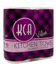 KCA - Value Kitchen Towel  2 Rolls x 70Sheets